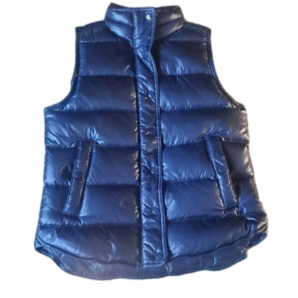 J. Crew Navy Blue Puffer Vest Womens Size XS